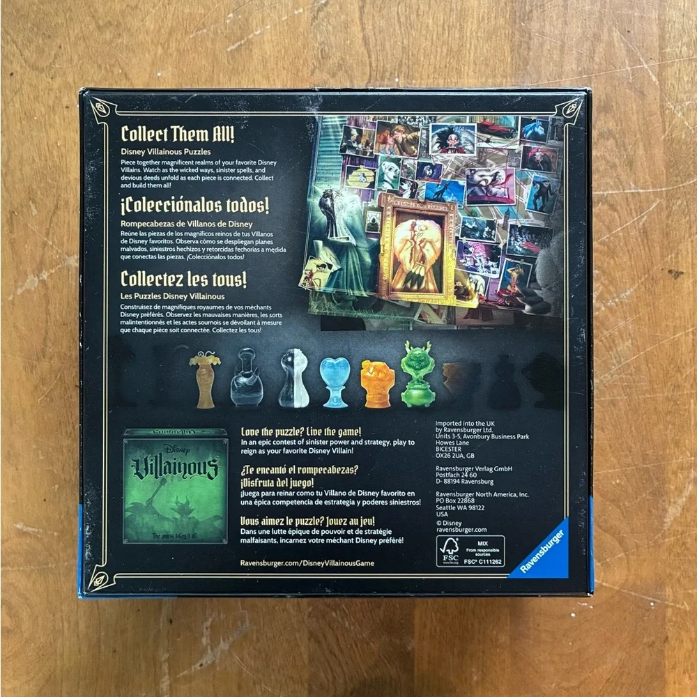 Ravensburger Disney Villainous Puzzle - Red and Black - Picture 9 of 10
